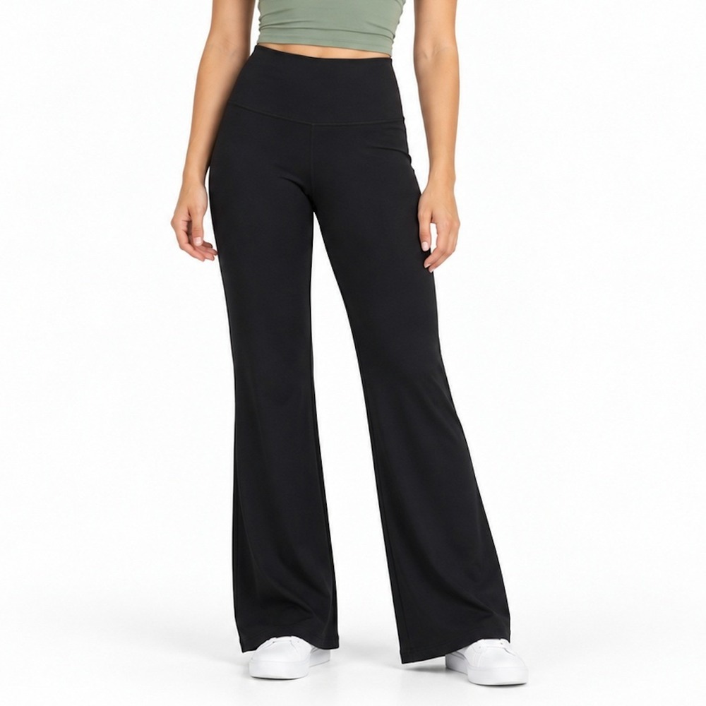 Yogalicious Polarlux Everyday Flare Pants Black High Waisted Yoga XS